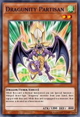 Dragunity Partisan Yu-Gi-Oh card