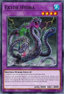 Extox Hydra Yu-Gi-Oh card