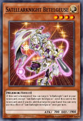 Satellarknight Betelgeuse Yu-Gi-Oh card