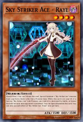 Sky Striker Ace - Raye Yu-Gi-Oh card
