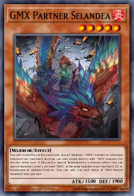 GMX Partner Selandea Yu-Gi-Oh card
