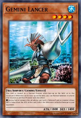 Gemini Lancer Yu-Gi-Oh card