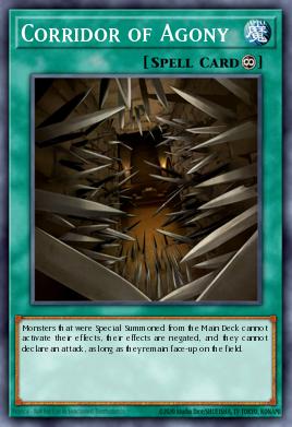 Corridor of Agony Yu-Gi-Oh card