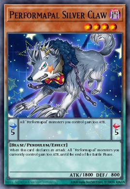 Performapal Silver Claw Yu-Gi-Oh card