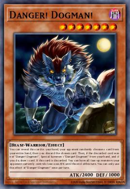 Danger! Dogman! Yu-Gi-Oh card