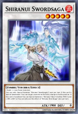Shiranui Swordsaga Yu-Gi-Oh card