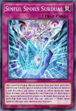 Sinful Spoils Subdual Yu-Gi-Oh card