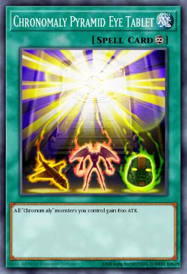 Chronomaly Pyramid Eye Tablet Yu-Gi-Oh card