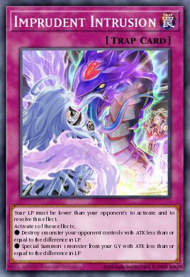 Imprudent Intrusion Yu-Gi-Oh card