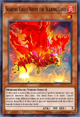 Soaring Eagle Above the Searing Land Yu-Gi-Oh card