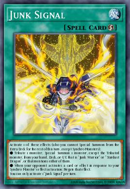 Junk Signal Yu-Gi-Oh card