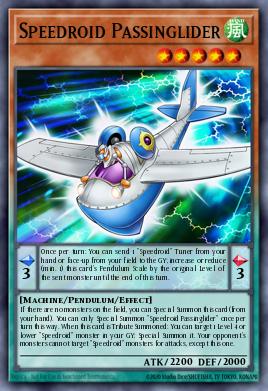 Speedroid Passinglider Yu-Gi-Oh card