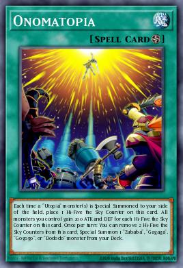 Onomatopia Yu-Gi-Oh card
