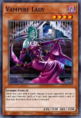 Vampire Lady Yu-Gi-Oh card