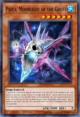 Psiics, Moonlight of the Ghoti Yu-Gi-Oh card
