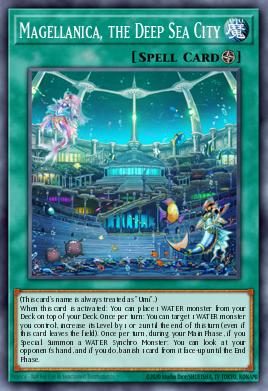 Magellanica, the Deep Sea City Yu-Gi-Oh card