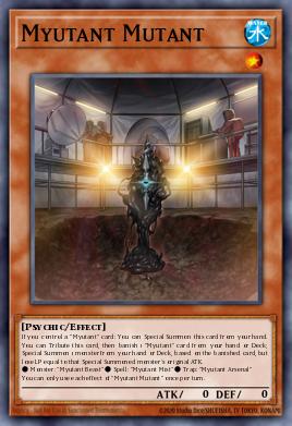 Myutant Mutant Yu-Gi-Oh card