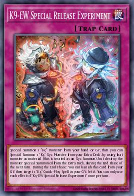 K9-EW Special Release Experiment Yu-Gi-Oh card