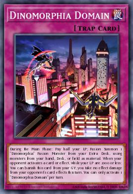 Dinomorphia Domain Yu-Gi-Oh card