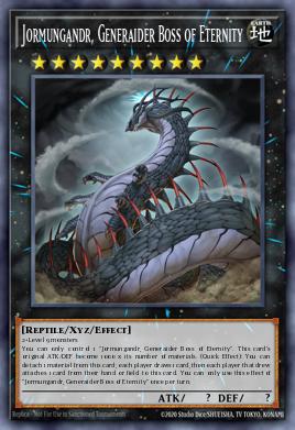 Jormungandr, Generaider Boss of Eternity Yu-Gi-Oh card