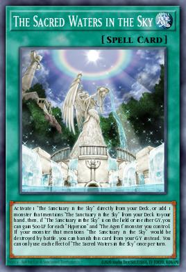 The Sacred Waters in the Sky Yu-Gi-Oh card