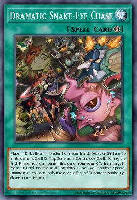Dramatic Snake-Eye Chase Yu-Gi-Oh card