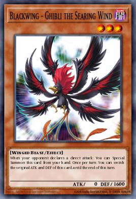 Blackwing - Ghibli the Searing Wind Yu-Gi-Oh card
