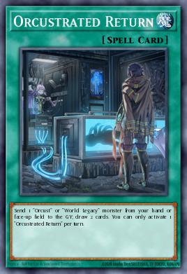 Orcustrated Return Yu-Gi-Oh card