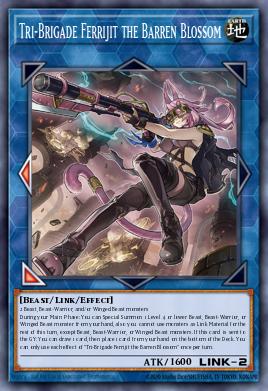 Tri-Brigade Ferrijit the Barren Blossom Yu-Gi-Oh card