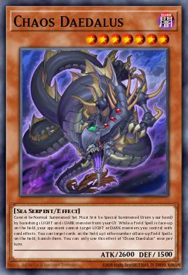 Chaos Daedalus Yu-Gi-Oh card