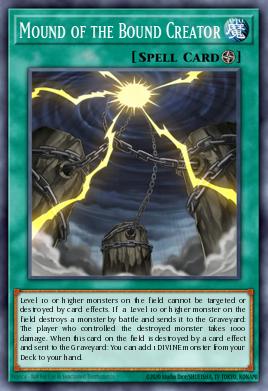 Mound of the Bound Creator Yu-Gi-Oh card