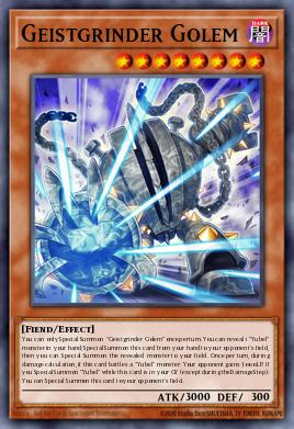 Geistgrinder Golem Yu-Gi-Oh card