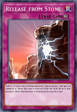 Release from Stone Yu-Gi-Oh card