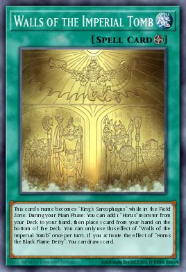 Walls of the Imperial Tomb Yu-Gi-Oh card