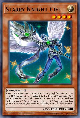 Starry Knight Ciel Yu-Gi-Oh card