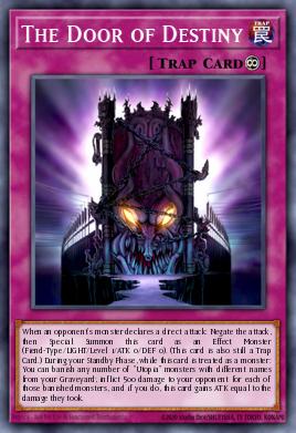 The Door of Destiny Yu-Gi-Oh card