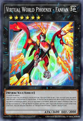 Virtual World Phoenix - Fanfan Yu-Gi-Oh card