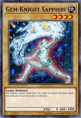 Gem-Knight Sapphire Yu-Gi-Oh card