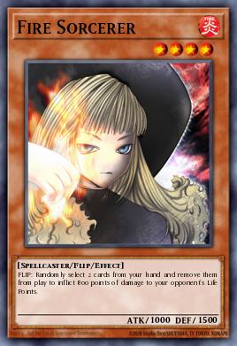 Fire Sorcerer Yu-Gi-Oh card