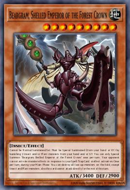 Beargram, Shelled Emperor of the Forest Crown Yu-Gi-Oh card