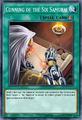 Cunning of the Six Samurai Yu-Gi-Oh card