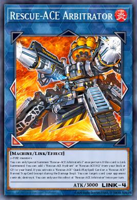Rescue-ACE Arbitrator Yu-Gi-Oh card