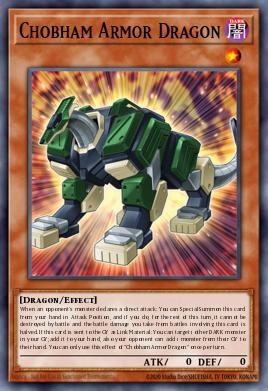 Chobham Armor Dragon Yu-Gi-Oh card