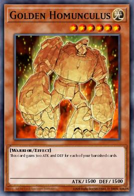 Golden Homunculus Yu-Gi-Oh card