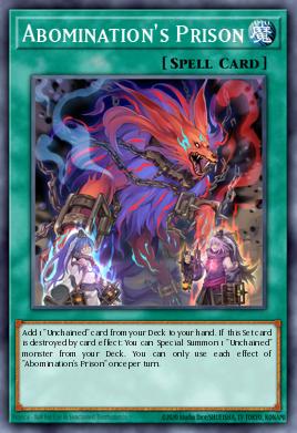 Abomination's Prison Yu-Gi-Oh card