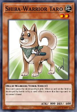 Shiba-Warrior Taro Yu-Gi-Oh card