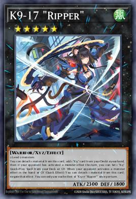 K9-17 "Ripper" Yu-Gi-Oh card