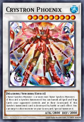 Crystron Phoenix Yu-Gi-Oh card