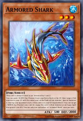 Armored Shark Yu-Gi-Oh card