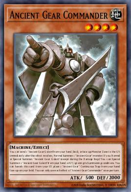 Ancient Gear Commander Yu-Gi-Oh card
